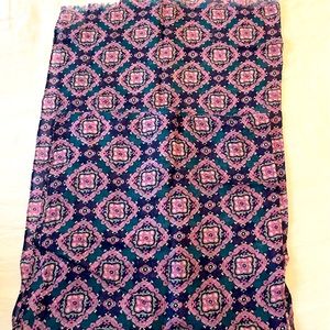 Purple geometric jcrew scarf